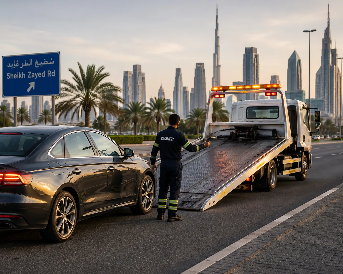 Professional Towing Operation