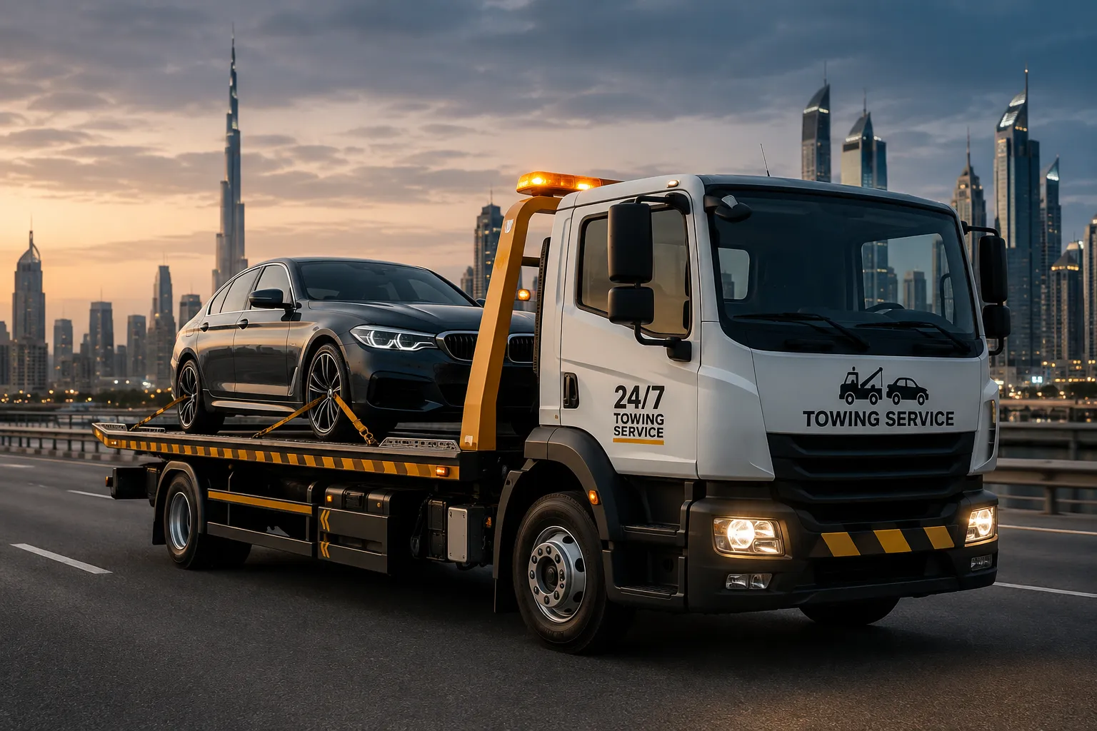 Tow Truck Arrival